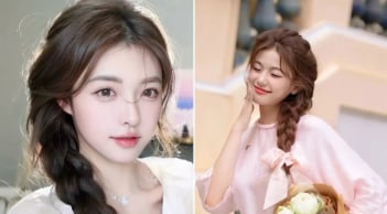 Top 5 kiểu tóc mặc áo dài Tết cực đẹp cho người có khuôn mặt tròn