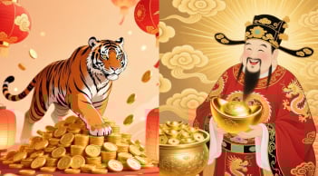 Đúng 0h ngày 1/2, 3 tuổi đón cơn mưa lộc lá, tiền tài rơi trúng nhà