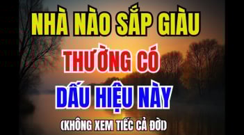 Nhà có 3 điều này phúc khí lớn: Đời sau giàu hơn đời trước