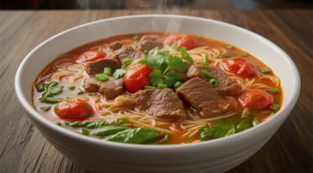 Trời lạnh mà có bát bún này thì đúng chuẩn: Thơm ấm, dễ nấu, ai ăn cũng thích