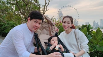 Hoa hậu Đặng Thu Thảo hiếm hoi khoe bố mẹ chồng quyền lực