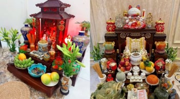 Vì sao ban thờ Thần Tài luôn đặt dưới mặt đất? Nếu treo lên cao thì sao?