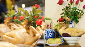 Mẹo luộc gà cúng Tết da vàng ruộm, giòn dai, không bị nứt