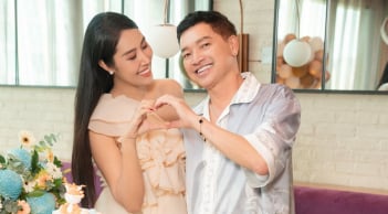 Nghệ sĩ Quang Minh không đón Tết cùng vợ kém 37 tuổi và con trai