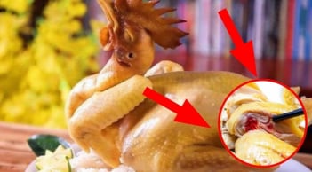 Luộc gà nứt da - xương đỏ, thêm 1 bước này gà ngọt thịt chín đều