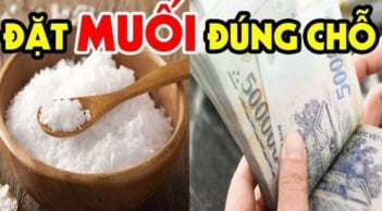 Đầu năm 2026: Đặt một nắm muối vào đúng chỗ này để hút tài lộc, may mắn cả năm