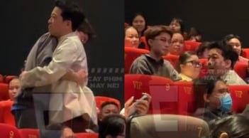 Trường Giang nghẹn ngào ôm khán giả bật khóc