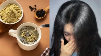 Cách dùng bột đậu đen chống rụng tóc, tóc con mọc lên đen nhánh