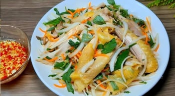 Cách làm nộm từ thịt gà luộc ngày Tết, chỉ 20 phút có ngay món ngon
