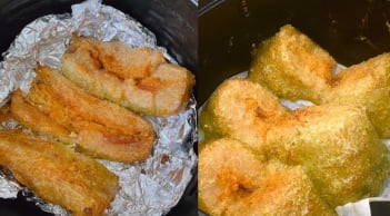 Mẹo rán bánh chưng không dùng dầu mỡ vẫn giòn, ăn không bị ngấy