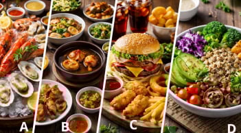  Quiz: Chọn 1 món ăn yêu thích để biết bạn có khả năng giàu sang tới đâu