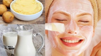 Mặt nạ khoai tây và sữa tươi: Công thức phục hồi da sáng khỏe tại nhà