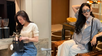 Dương Tú Anh và công thức diện đồ trắng tạo nên khí chất thanh lịch của nàng dâu hào môn