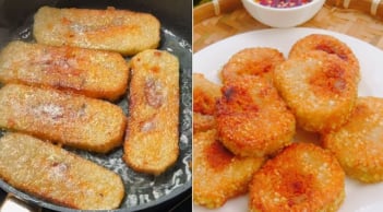 Mẹo rán bánh chưng không ngấm dầu mỡ, vỏ giòn rụm