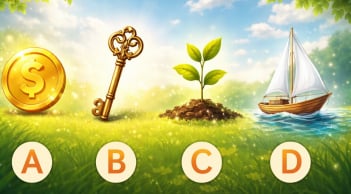 Quiz: 4 biểu tượng trước mặt, bạn chú ý điều gì đầu tiên? Tín hiệu tài lộc đang gửi tới bạn