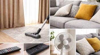  
5 món đồ trong nhà tưởng vô hại nhưng âm thầm tích bụi bẩn, nhiều gia đình không để ý