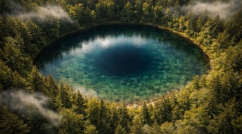 Quiz: Bạn nhìn thấy hồ nước hay điều gì trong bức ảnh này? Câu trả lời tiết lộ tư duy làm việc của bạn