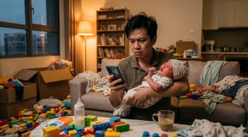 Nuôi con mệt đến mức nào? Sự thật phía sau cảm giác kiệt sức của nhiều cha mẹ hiện đại