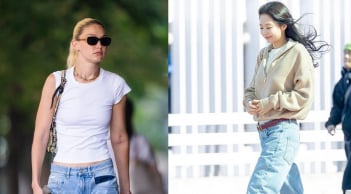 Quần jeans cạp trễ quay lại đường đua thời trang năm 2026