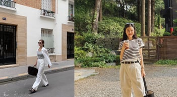 Quần trắng trở lại mạnh mẽ trong tủ đồ mùa hè