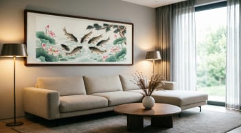 5 tranh phong thủy thu hút tài lộc: Treo đúng vị trí, may mắn tự tìm đến