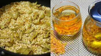 Cách uống nước gạo rang gừng thải độc, tiêu mỡ, giảm cân nhanh