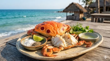 Loài cua có hoa văn lạ ở Phú Quý: Nhìn một lần là nhớ, ăn một lần là tìm lại