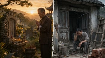 Vì sao người xưa dặn “giàu không dời mộ, nghèo không sửa cửa”? Lời cảnh tỉnh sâu xa ít ai hiểu hết