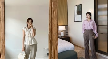 4 cách phối sơ mi và quần ống rộng giúp phong cách luôn mới mẻ, thanh lịch