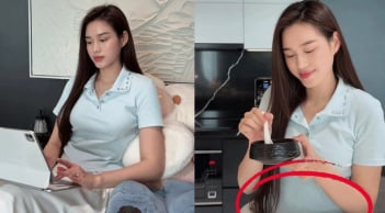 Hoa hậu Đỗ Thị Hà vướng nghi vấn đang mang thai con đầu lòng