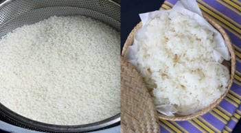 Vì sao trước khi đồ xôi phải ngâm gạo nếp qua đêm?