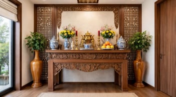 Ban thờ có nhất định phải cùng hướng với hướng nhà?