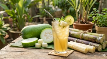 Nước mía nấu bí đao: Công thức giải nhiệt, hỗ trợ gan được nhiều người tin dùng