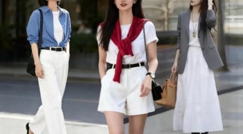 Chỉ cần một chiếc áo thun trắng vẫn có thể mặc đẹp mỗi ngày