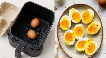Mẹo làm trứng lòng đào bằng nồi chiên không dầu, đảm bảo thành công, không sợ nứt vỏ