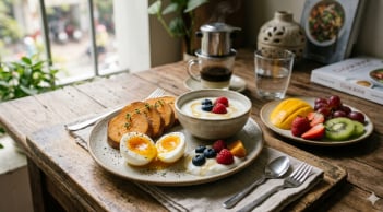 Thực phẩm lành mạnh nhưng kết hợp sai: Cạm bẫy đường huyết buổi sáng