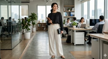 Áo blouse đen: Item “nhỏ mà có võ” giúp bạn mặc đẹp 7 ngày không trùng lặp