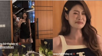 Thiên Ân bật khóc vì hành động này của Kỳ Duyên