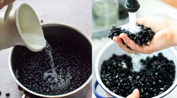 Vì sao phải ngâm đậu đen qua đêm trước khi nấu?