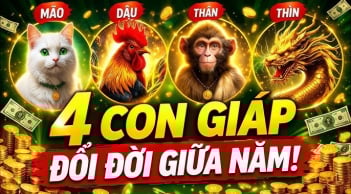 4 con giáp Đổi Đời giữa năm, Lộc Tiền Tài hưởng mãi không cạn