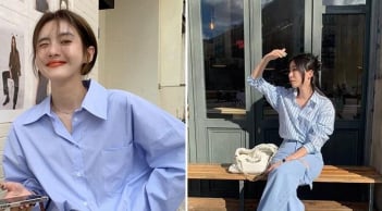 Xanh nhạt lên ngôi: Gợi ý phối đồ công sở thanh lịch, tinh tế mà vẫn trẻ trung