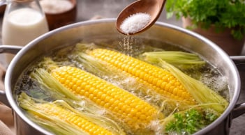 Luộc ngô muốn ngọt đậm vị, đừng chỉ nghĩ cho đường: Bí quyết nằm ở thứ ai cũng có trong bếp