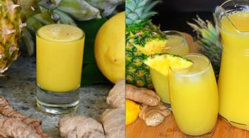 Cách uống nước dứa gừng làm sạch ruột, giúp giảm cân nhanh, eo thon gọn