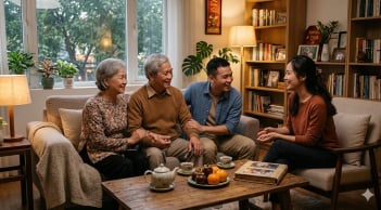 Hiếu thảo không phải kiểm soát: 3 điều người làm con nên tránh khi cha mẹ ngoài 70