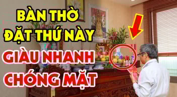 3 dấu hiệu trên bàn thờ báo hiệu điềm may mắn sắp trúng số giàu to