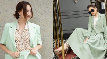 Xanh bạc hà: gam màu “giải nhiệt” phong cách được yêu thích nhất mùa hè