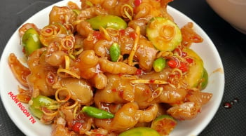 Cách làm chân gà sốt Thái ngon tại nhà