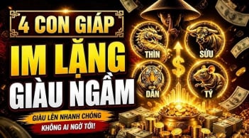 Tẩm ngẩm tầm ngầm mà thành đại gia, 4 con giáp cứ im lặng lại giàu