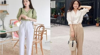 Bí quyết phối đồ mùa nóng cho dáng thấp tròn