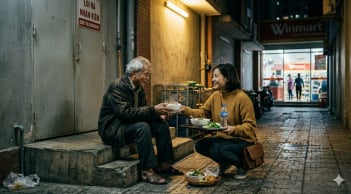 Có nhà, có lương hưu nhưng cụ ông 78 tuổi vẫn chọn ngủ trước siêu thị vì một nỗi ám ảnh